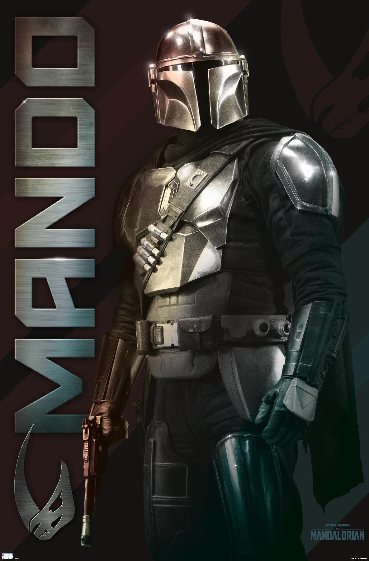 Amazon.com: Trends International Star Wars: The Mandalorian - Name